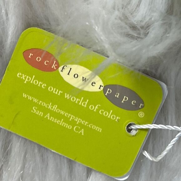 Rock Flower Paper Green/White Sand Dune Itsy Bitty Reusable Gift/Tote Ba… - Picture 4 of 6